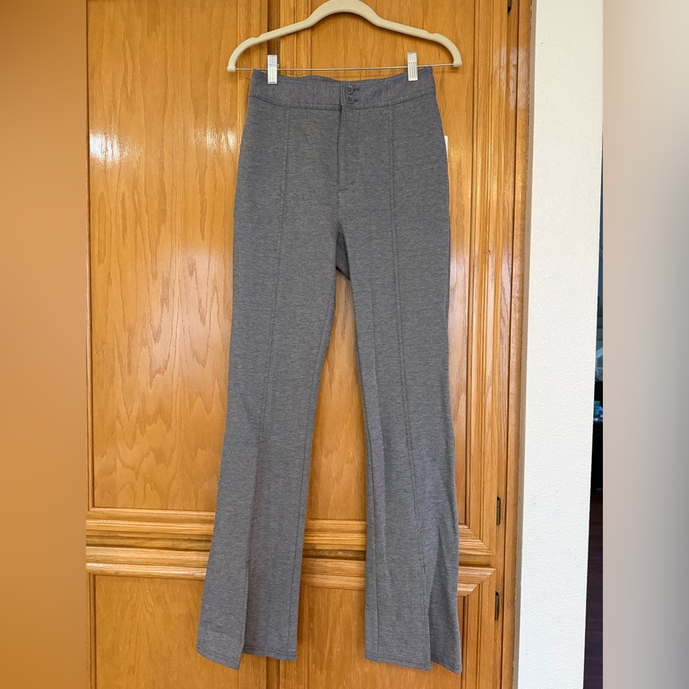 Maeve Anthropologie Gray High-Waisted Pants 2